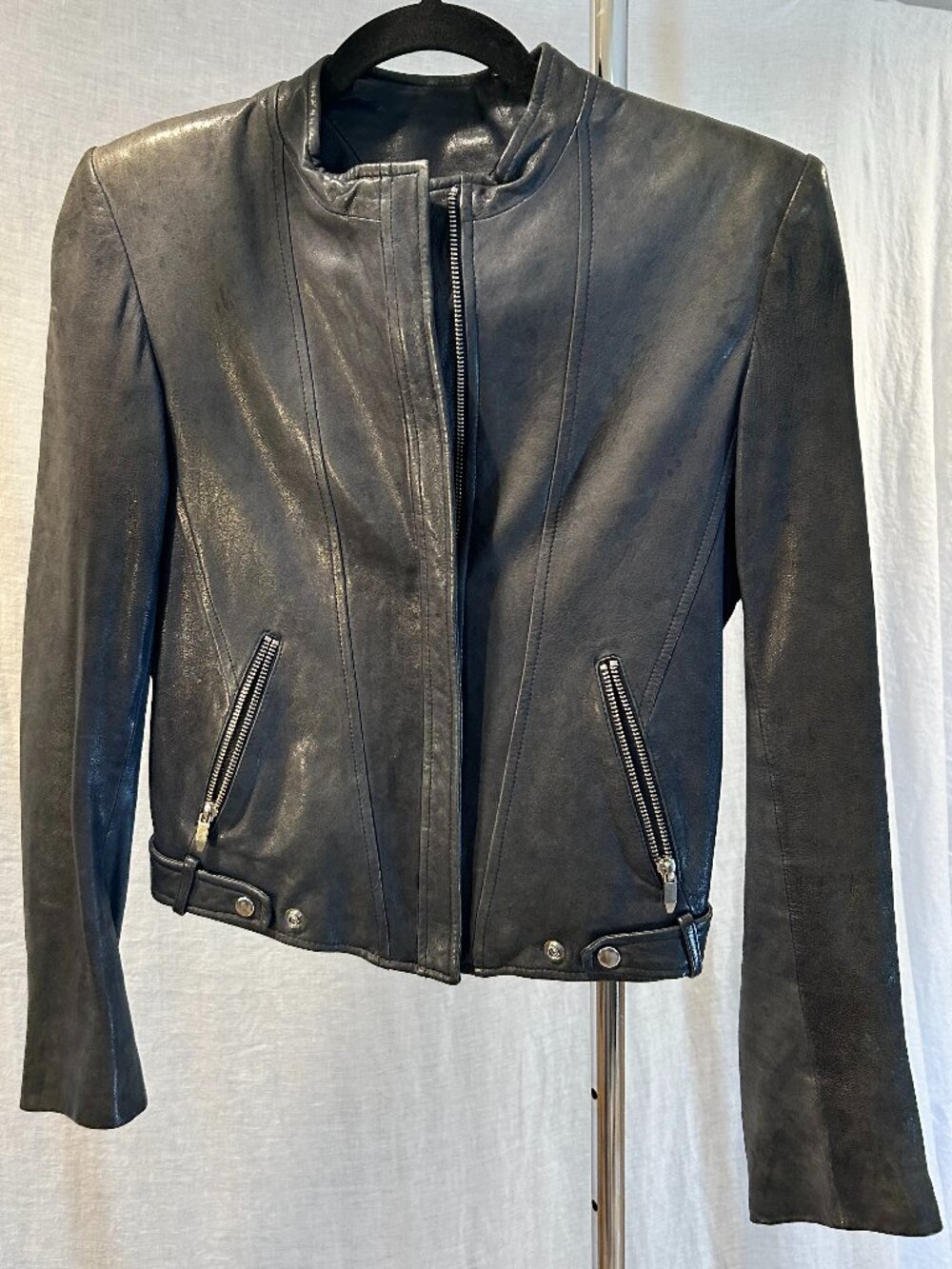 Theyskens' Theory Janner Nomi leather moto jacket size P
